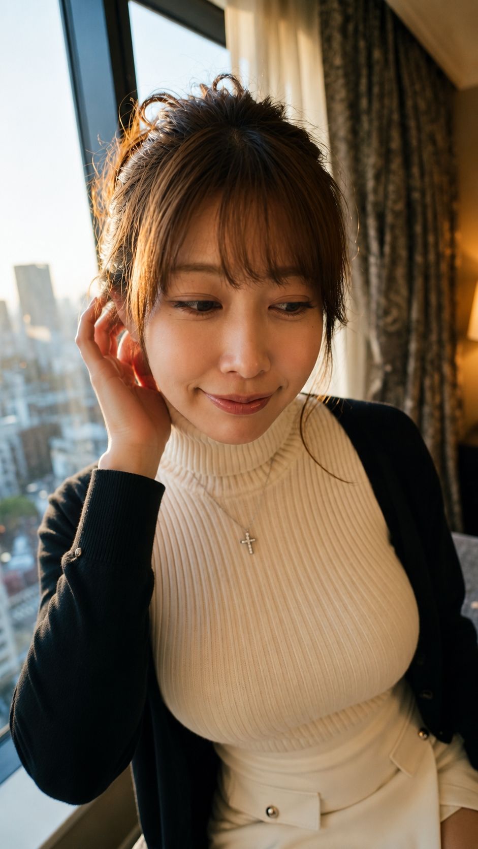 IMAGE VIDEO ＆ AI写真集 Vol.3 桜井 美咲 ヨガインストラクター/同級生 「甘く切ない、同窓会の夜明け」 - サンプル画像 10