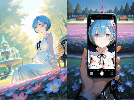 公園の誘惑に堕ちる純白メイド:レ〇編 - サンプル画像 1