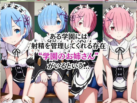 射精のお世話をしてくれる、学園のお姉さんの話【レ○＆ラ○編】 - サンプル画像 3