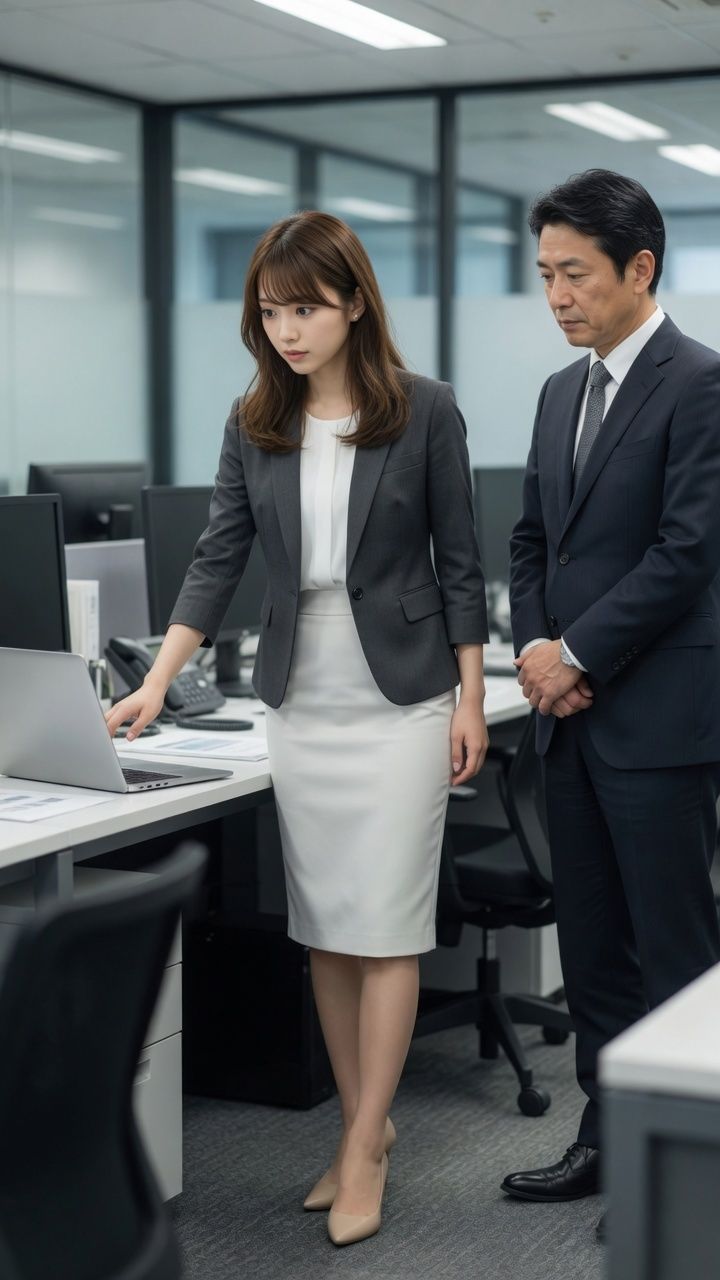オフィスの気になる女性に無許可でかぶりつき放題 - サンプル画像 6