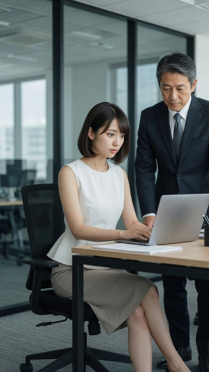 オフィスの気になる女性に無許可でかぶりつき放題 - サンプル画像 7