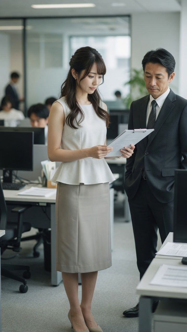 オフィスの気になる女性に無許可でかぶりつき放題 - サンプル画像 9