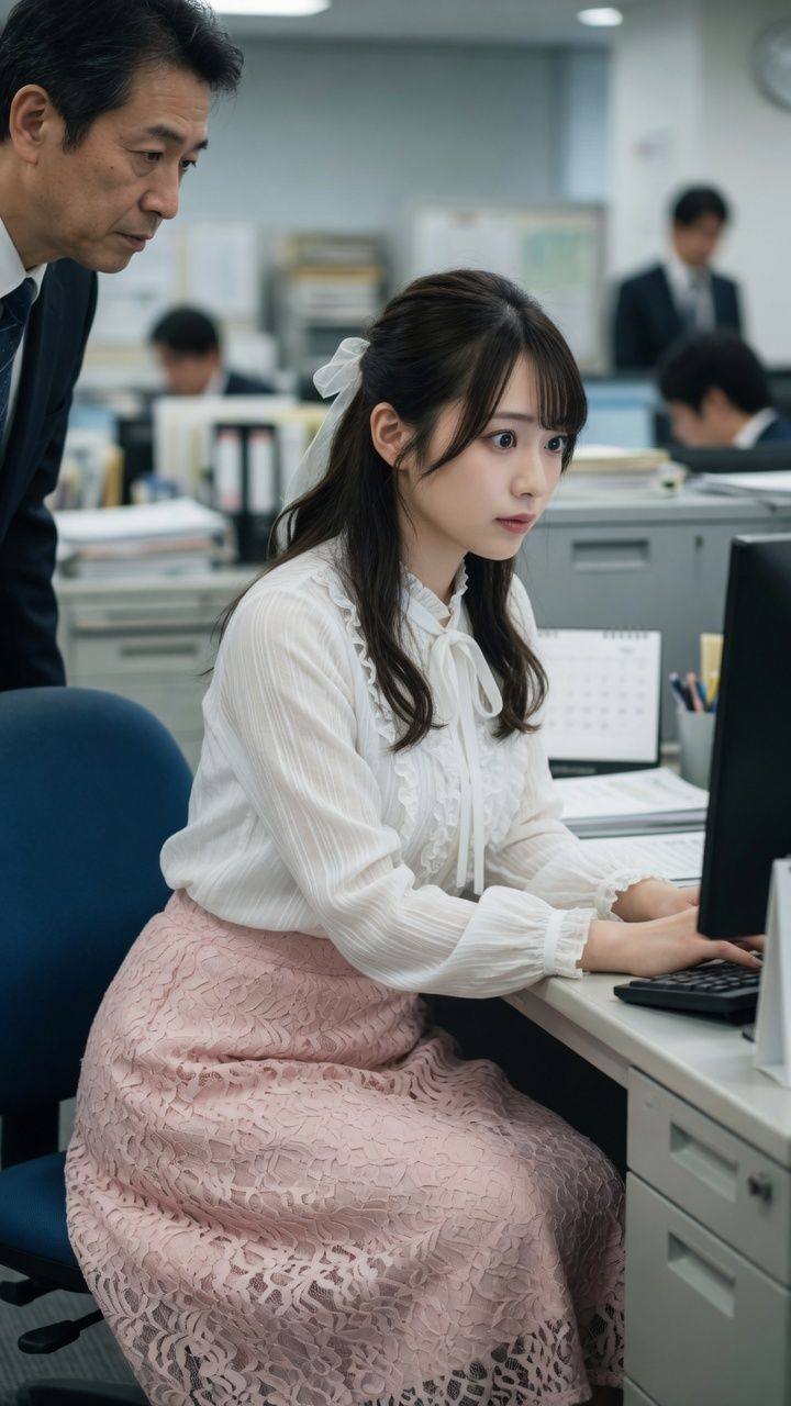 オフィスの気になる女性に無許可でかぶりつき放題 - サンプル画像 10