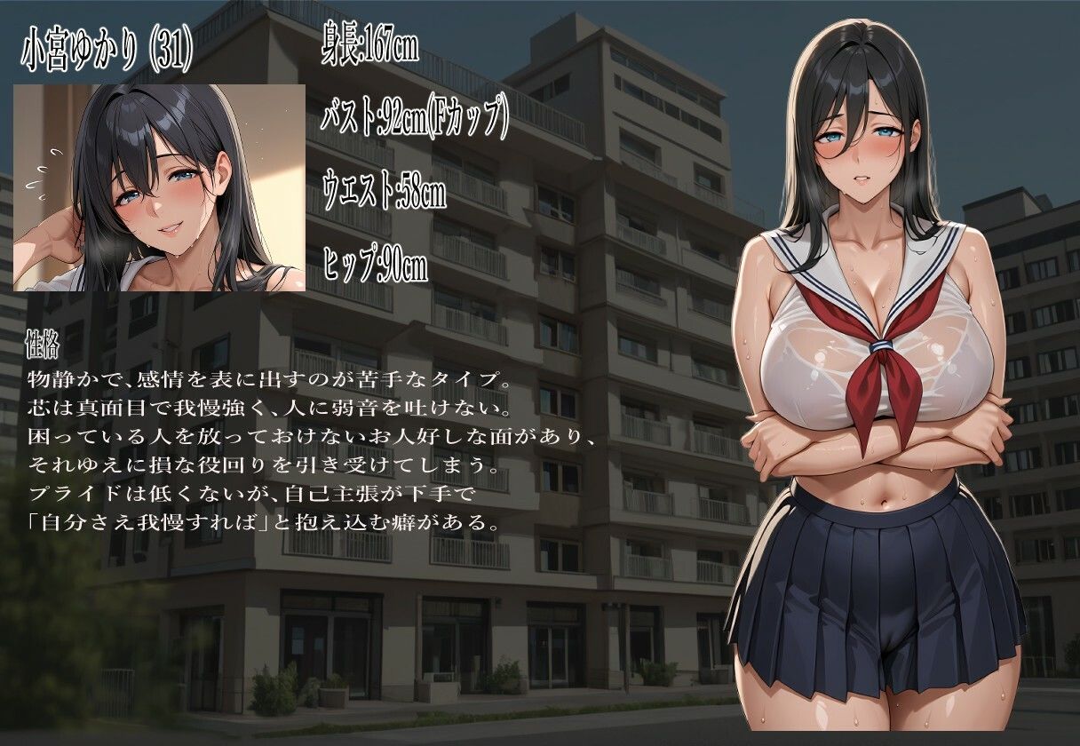 緑ヶ丘団地の婦人会〜消えた人妻達の噂〜 小宮ゆかり（31）  入居編 - サンプル画像 2