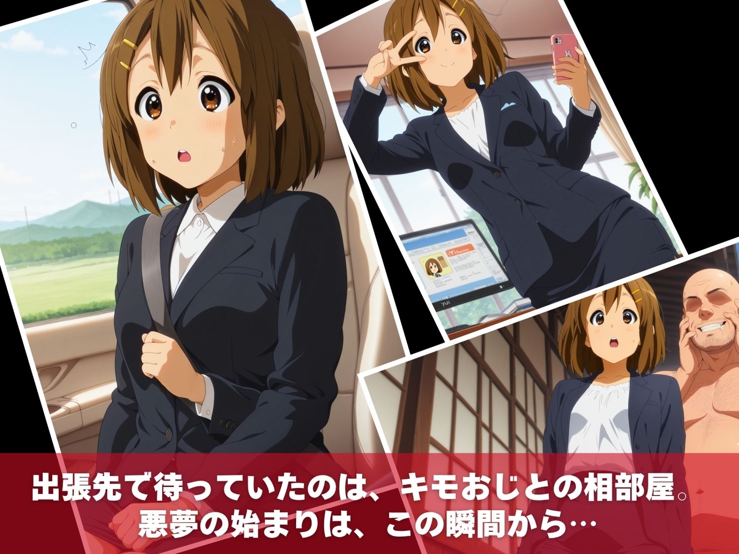 キモおじ温泉地獄 け●おん！編 - サンプル画像 1