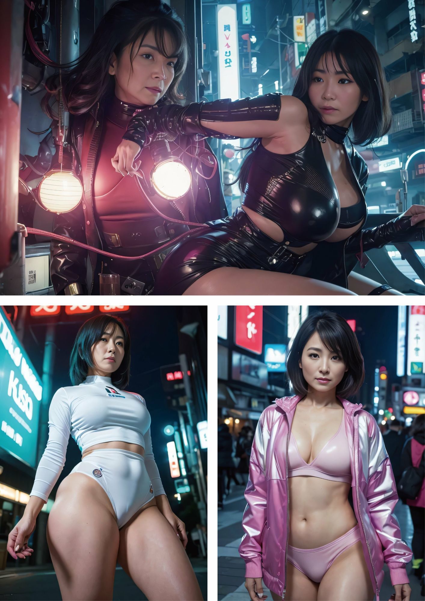 サイバーパンク熟女 - サンプル画像 6