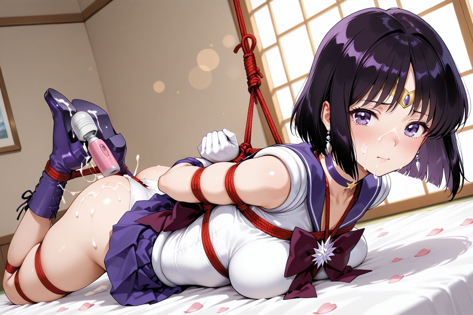 夢見る乙女の調教コレクション12〜美少女戦士〇ーラームーン風9・土萠〇たる風・緊縛編 - サンプル画像 6