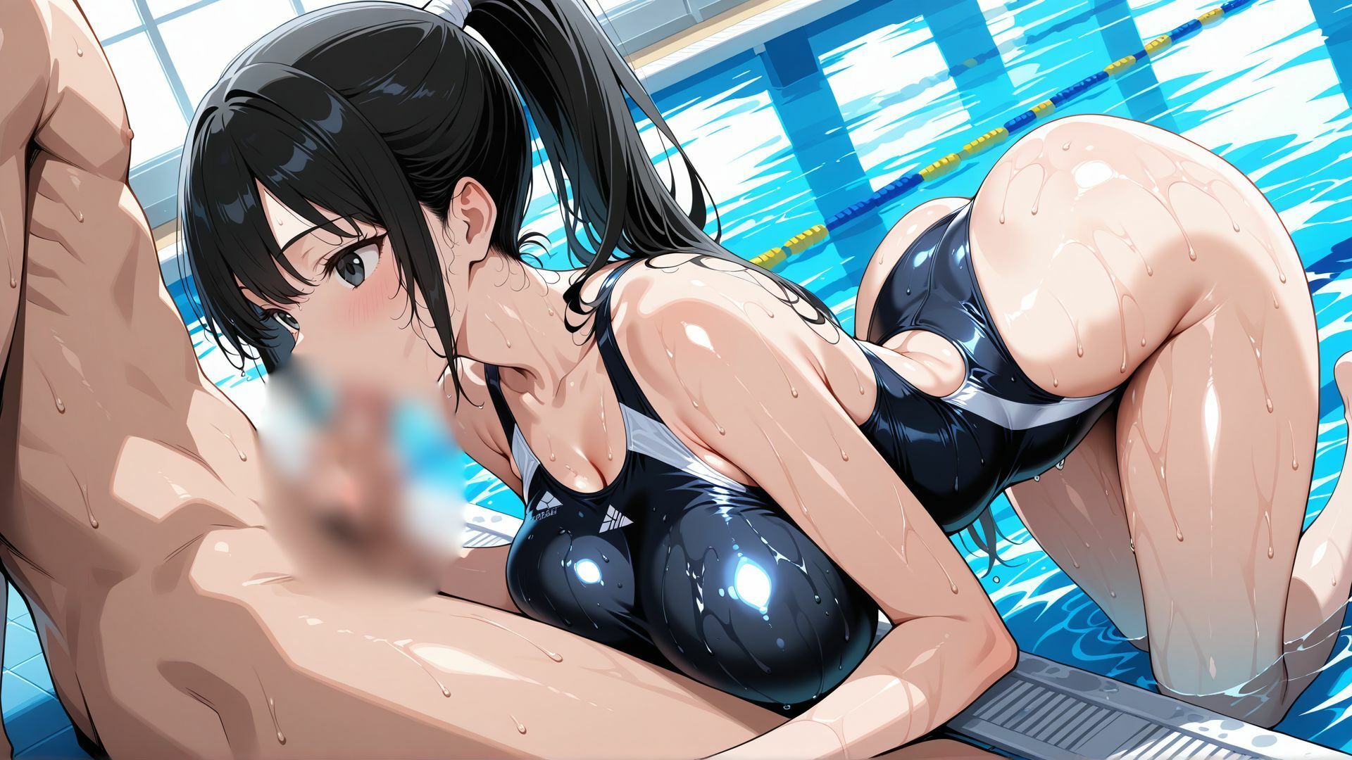 部活動女子たちの禁断特別レッスン 〜爆乳水泳部＆バレー部女子の甘い誘惑〜 - サンプル画像 2