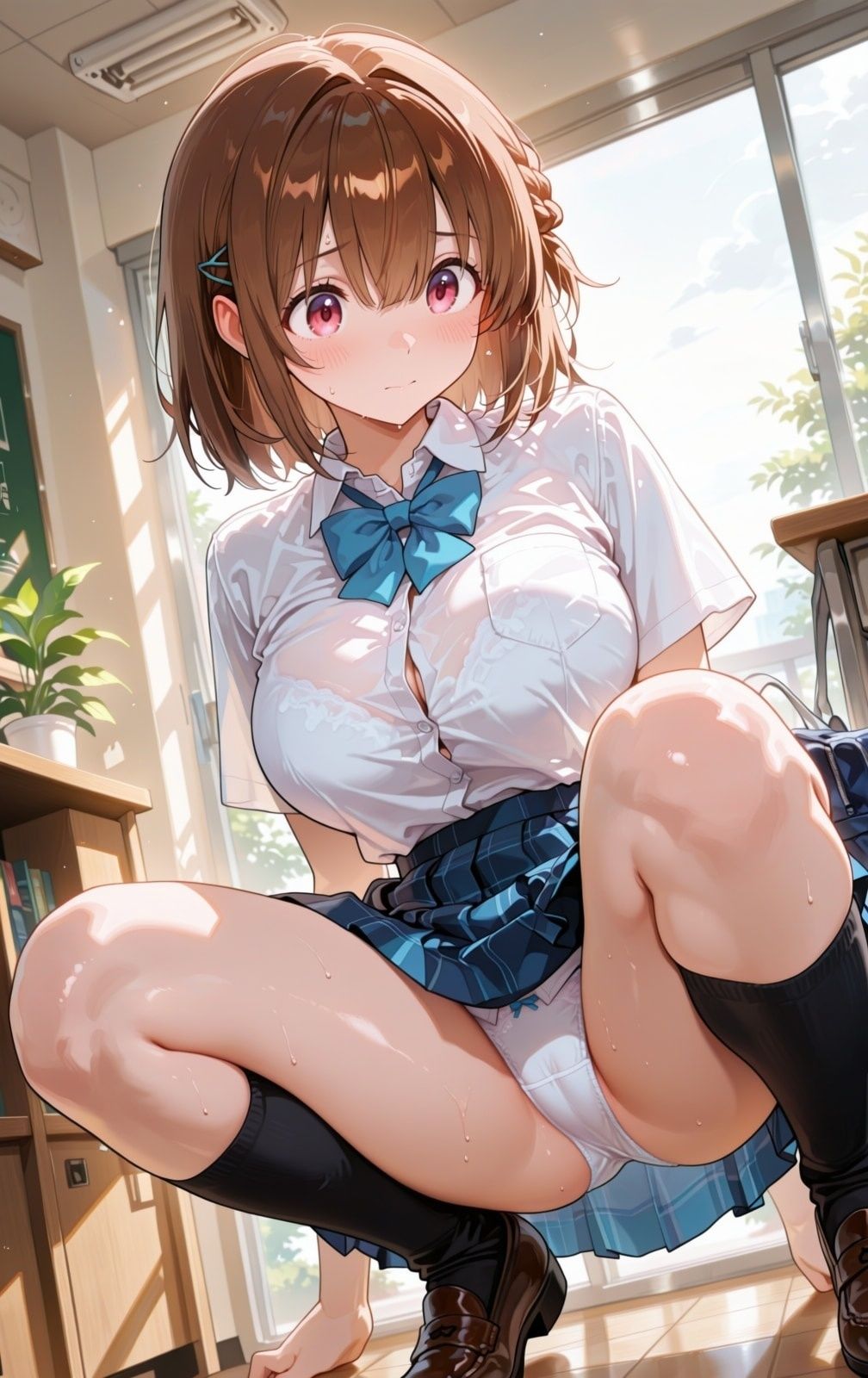 巨乳を咥え込み中でも外でも突きまくる - サンプル画像 3