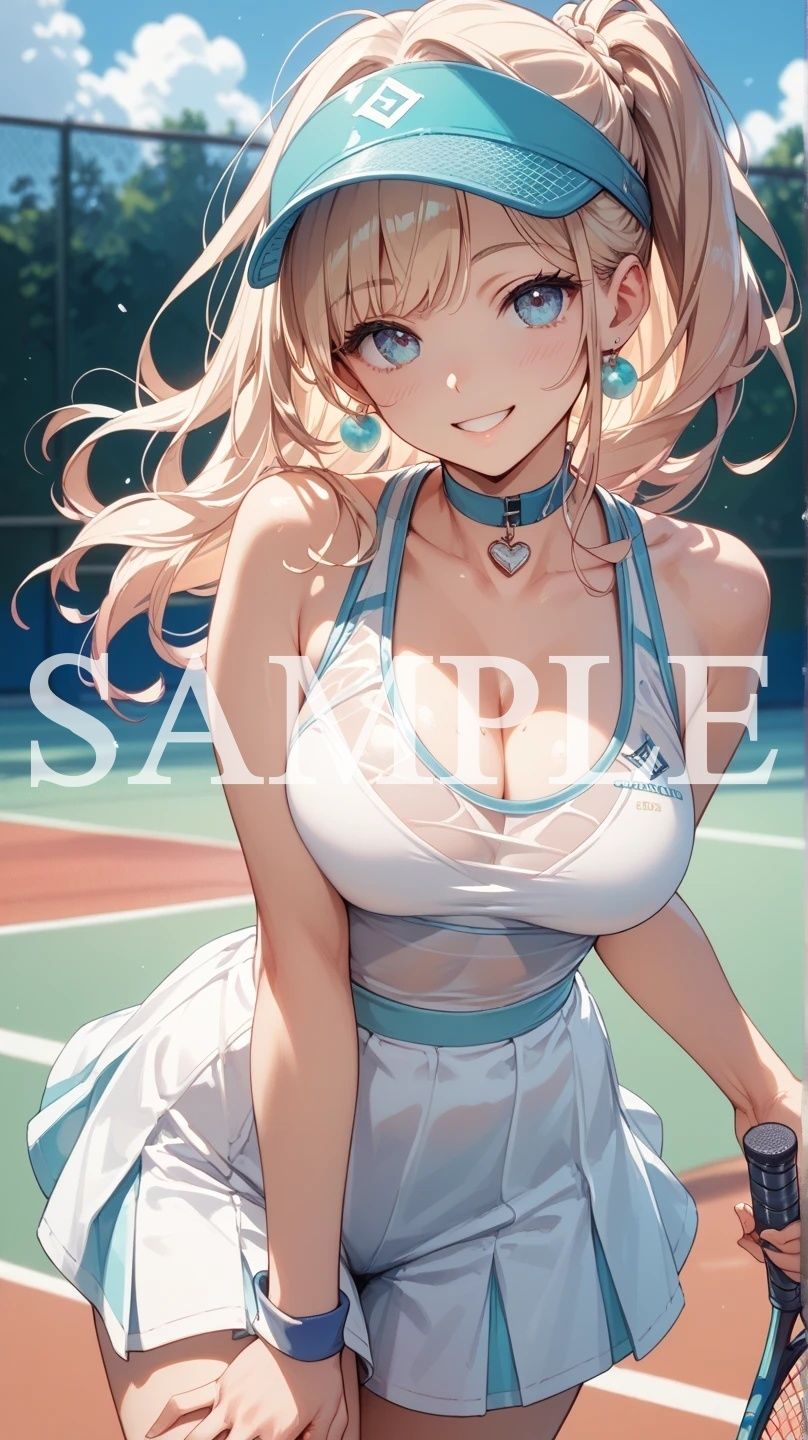 【豪華500枚セット】Tennis Girl - サンプル画像 3