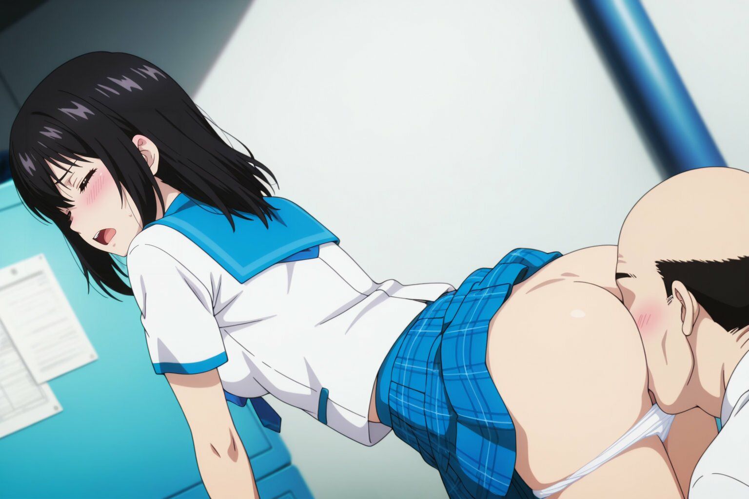 姫柊○菜 キモおじ強●種付け - サンプル画像 4