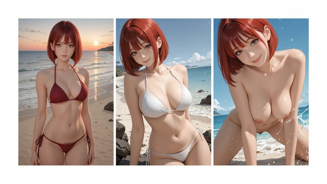 Five Colors Summer Memories 〜海辺の休日〜 Vol.4  夕凪紅葉 - サンプル画像 2