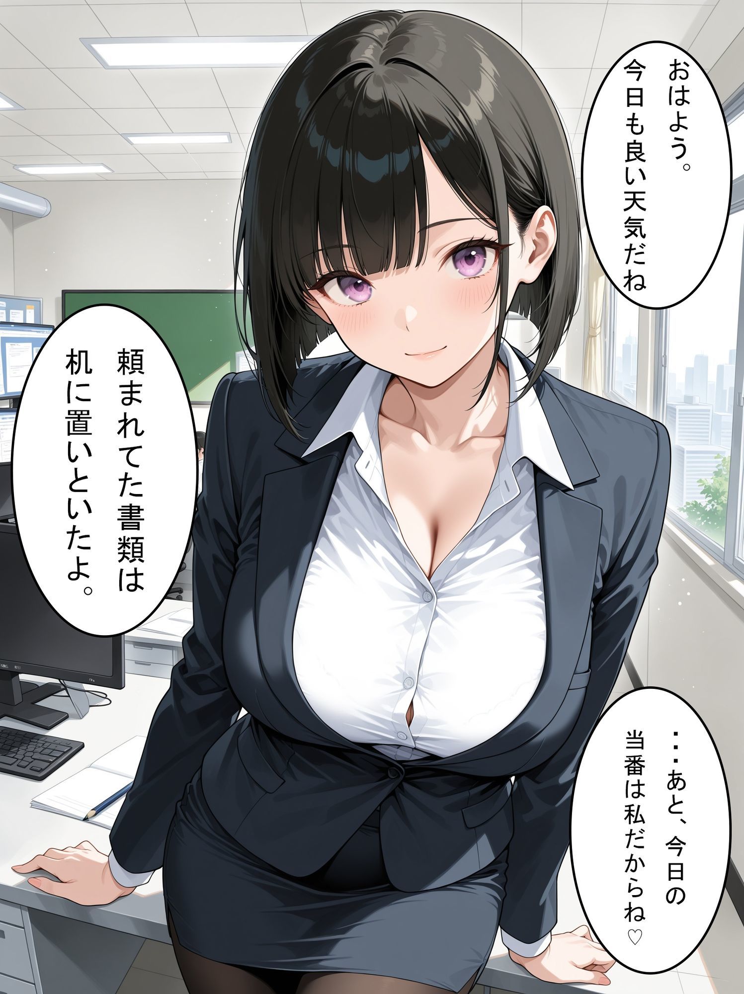 OLさんが都合よく性欲処理に使われてしまう話2 - サンプル画像 1