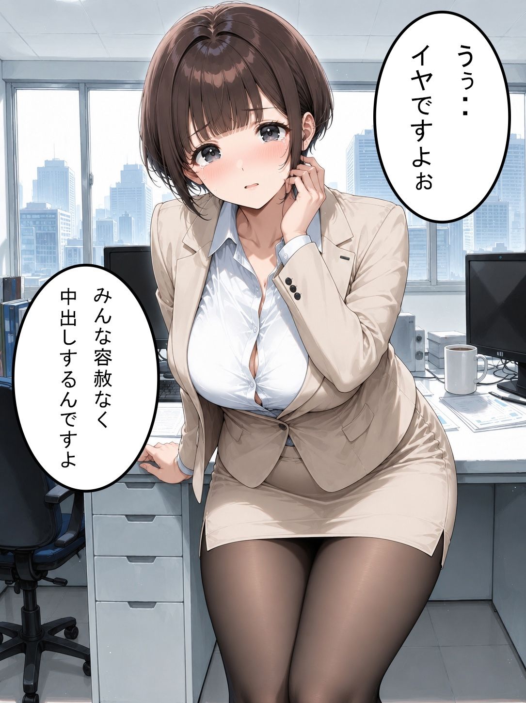 OLさんが都合よく性欲処理に使われてしまう話2 - サンプル画像 6