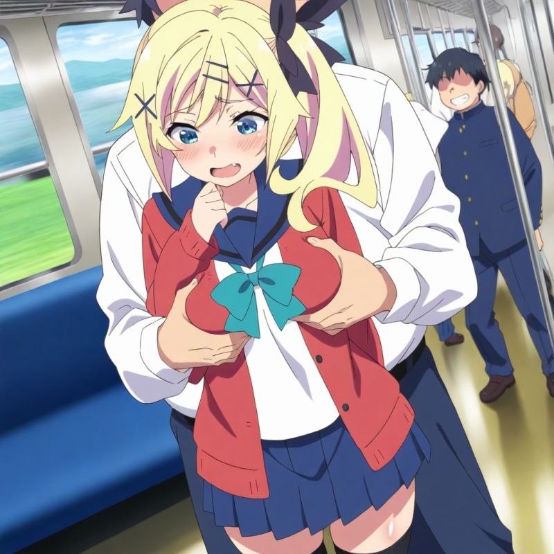 でんしゃでヤラレルアイドル - サンプル画像 1