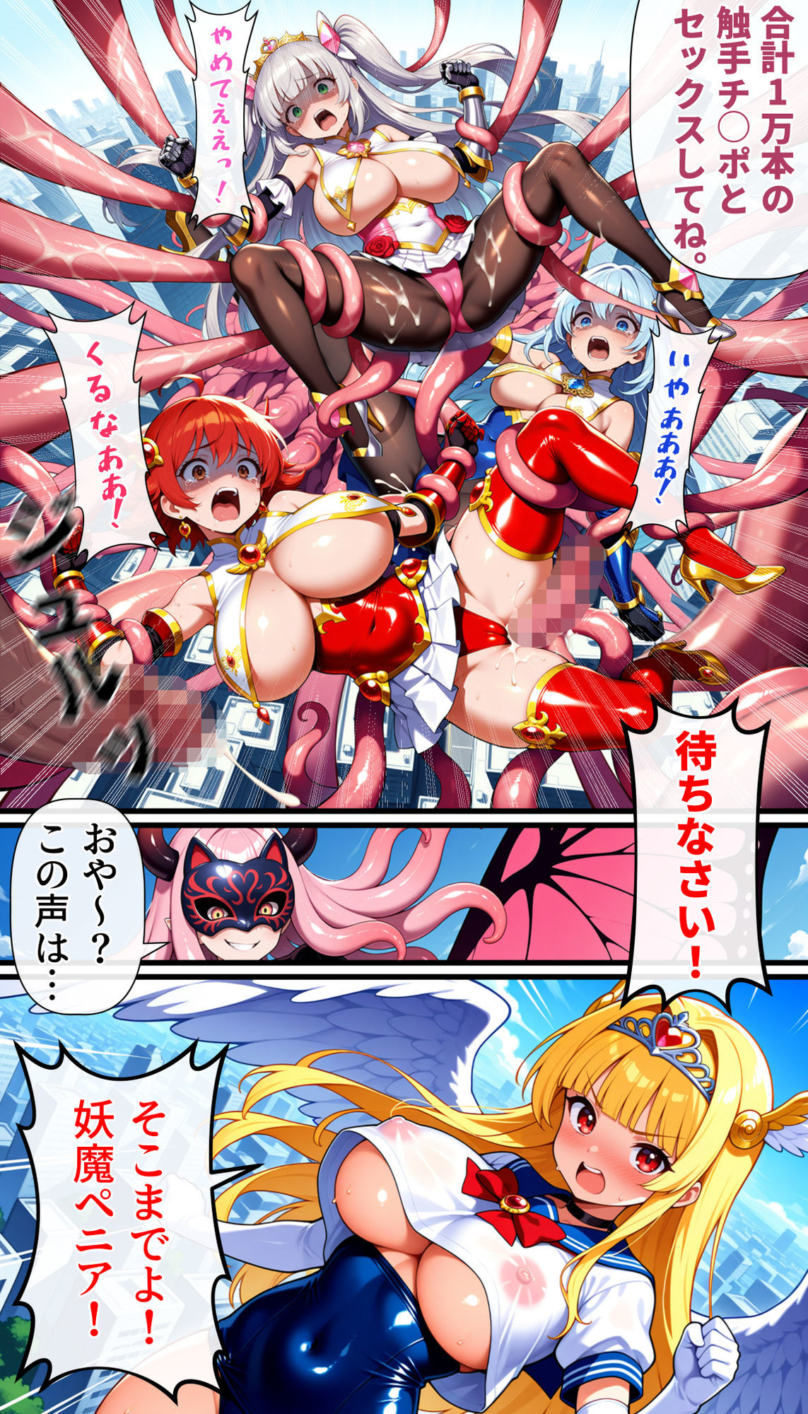 聖翼天使セラフィック・ナイツ〜裏切りのザーメンプール〜『学校は安全だと思ったのに』 - サンプル画像 9