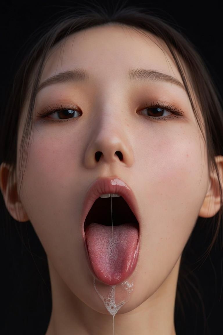 泡立ち糸引く唾液 Vol.1 画像集 - サンプル画像 6