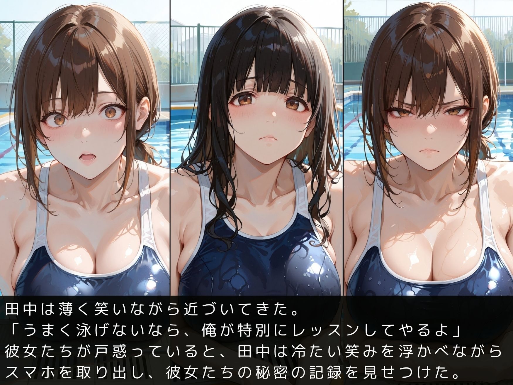 放課後の性指導〜禁断の記録〜プール編〜 - サンプル画像 5