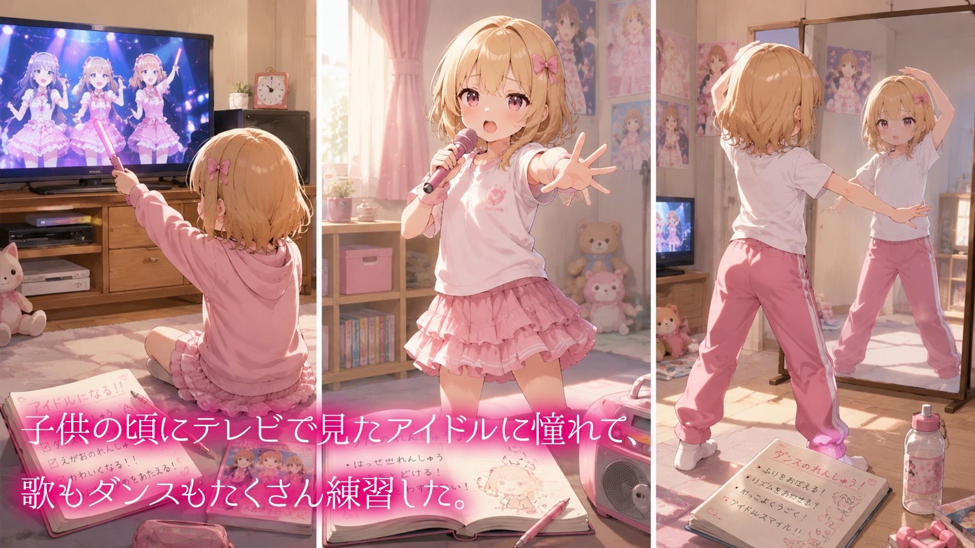 フルボイス  爆乳アイドルNTR好きな人の前でプロデューサーとメス堕ち公開SEX - サンプル画像 2