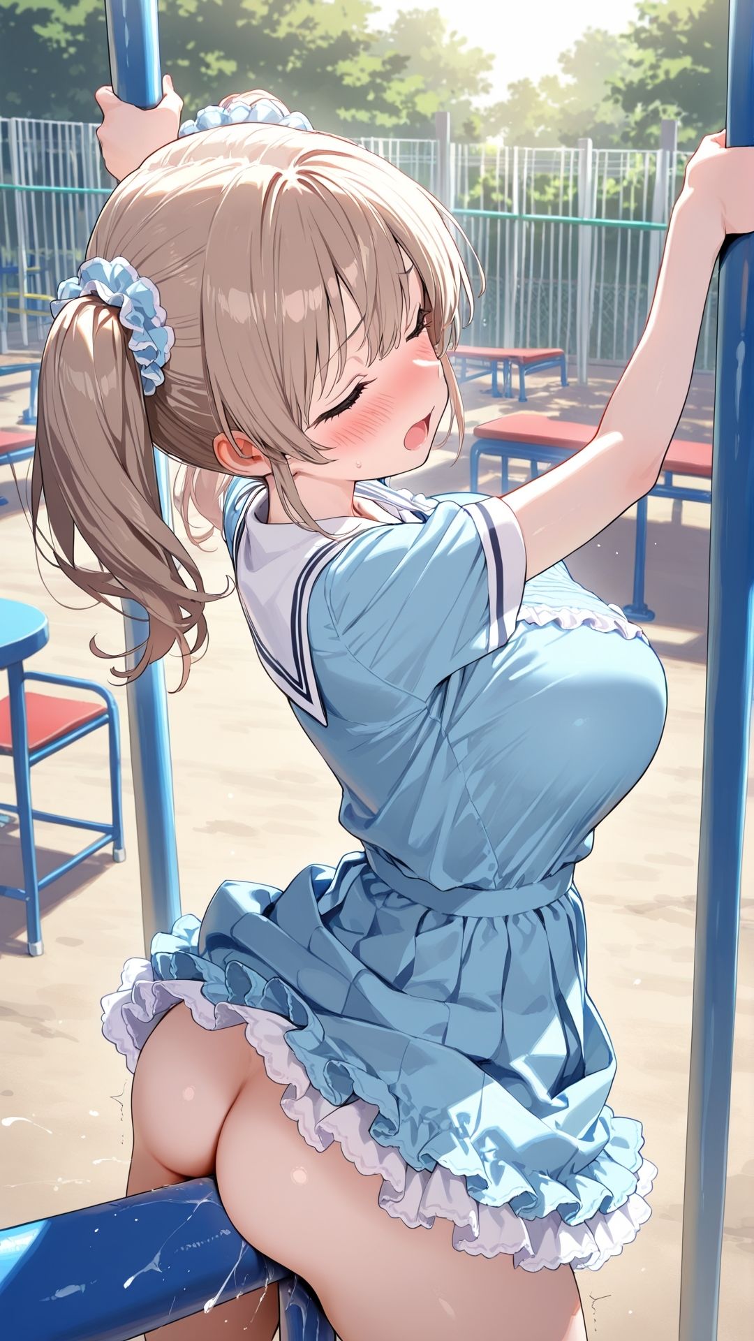 【角オナニー動画】きもちいい角を見つけちゃった女の子たち〜パート（11）お尻スペシャル - サンプル画像 6
