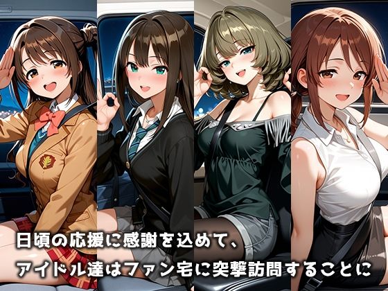 ファンの自宅へ突撃デリバリーSEX アイマス編 vol.1 - サンプル画像 1