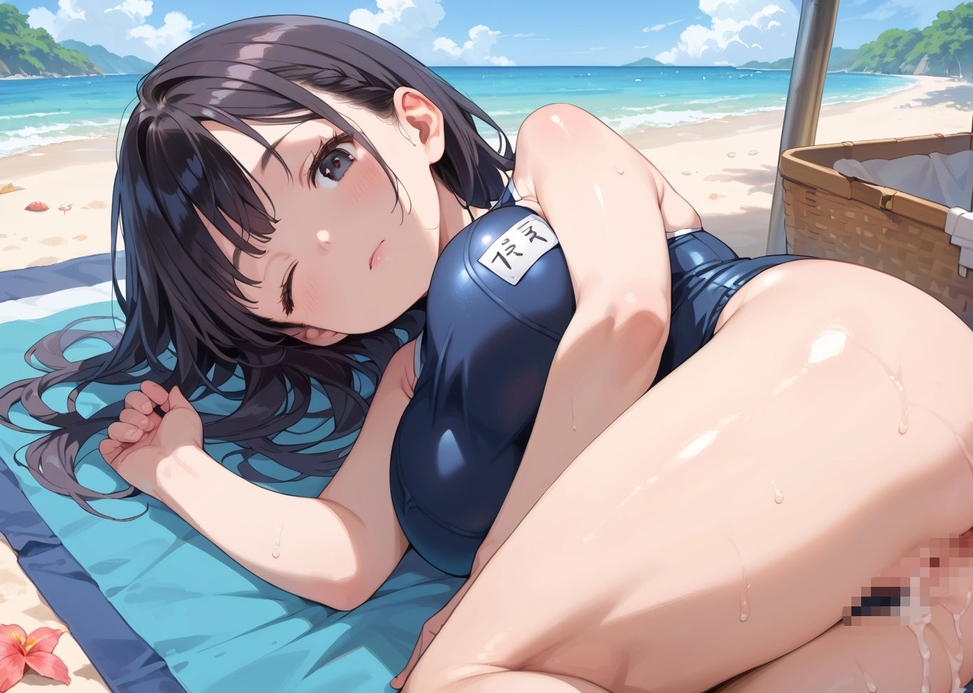 スク水えちえち委員長。CG画像集1 - サンプル画像 3