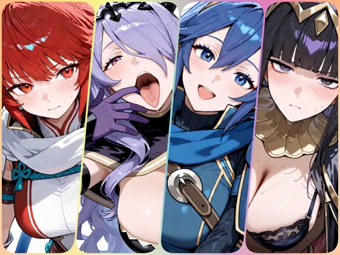 あまあまえっちタイム  ファイ〇ーエ〇ブレム編1 - サンプル画像 1