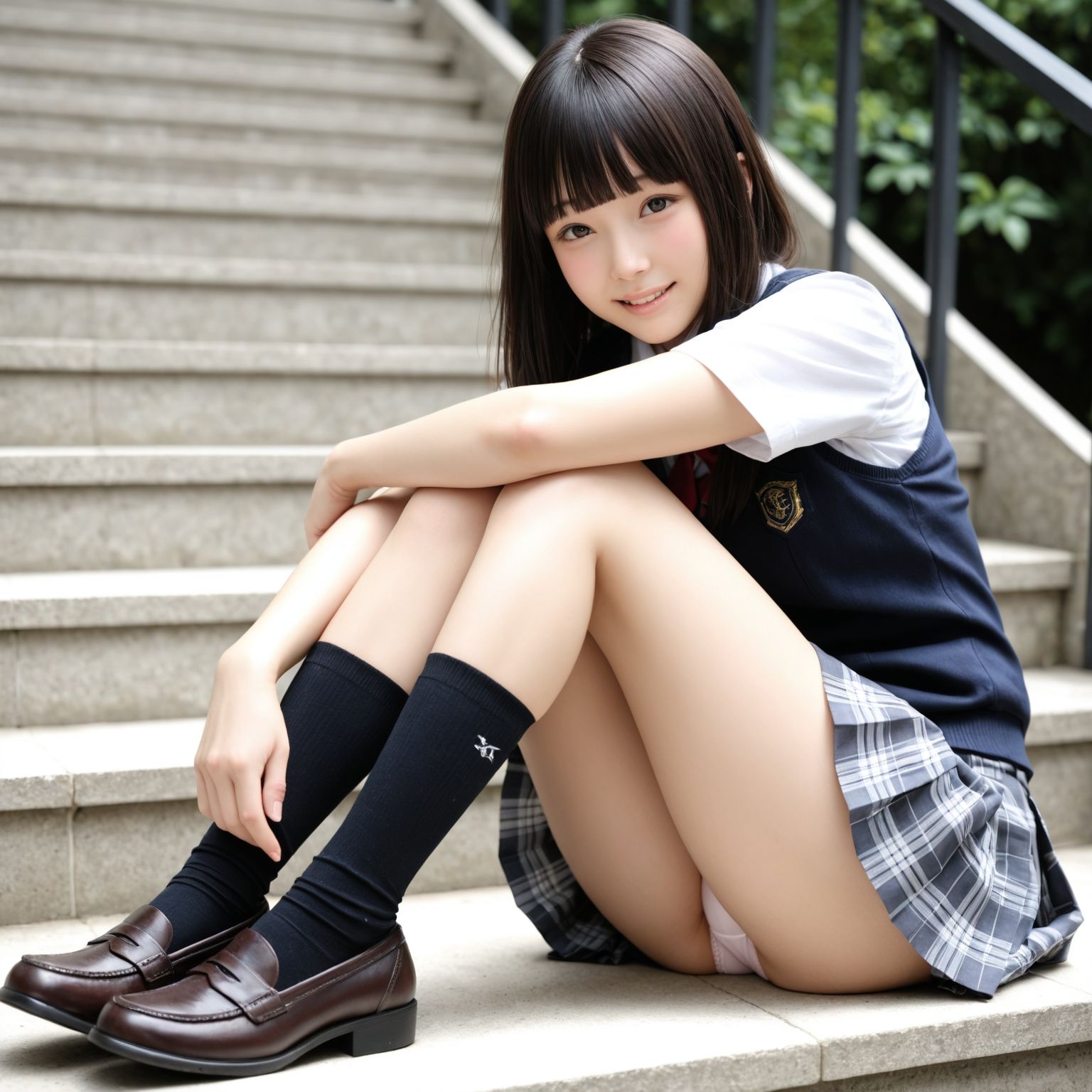 制服パンチラ part-2 - サンプル画像 2