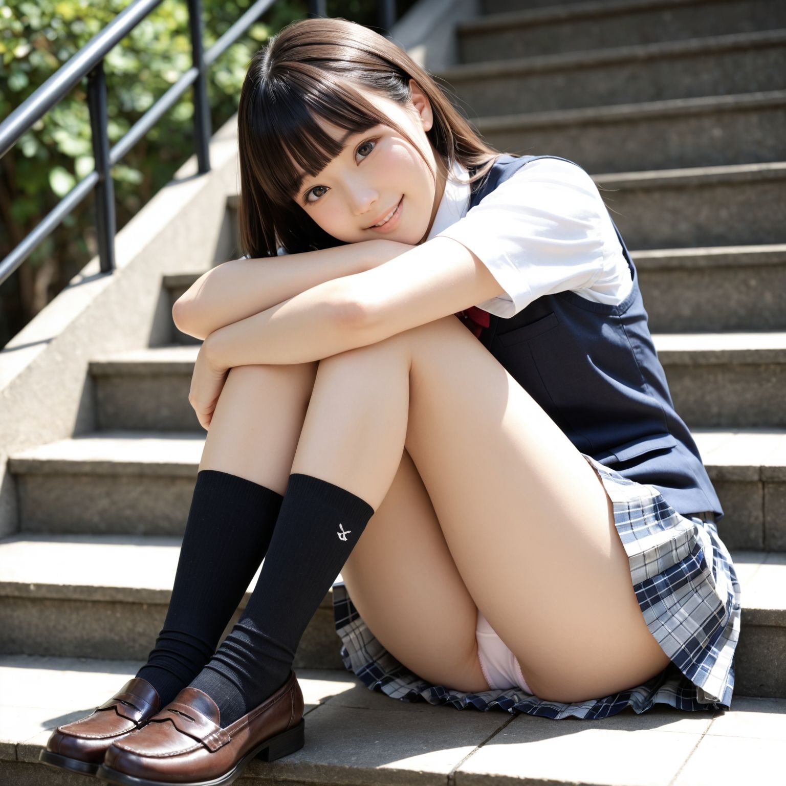 制服パンチラ part-2 - サンプル画像 3