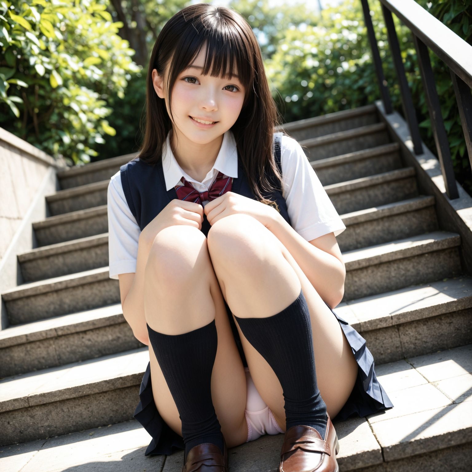 制服パンチラ part-2 - サンプル画像 4