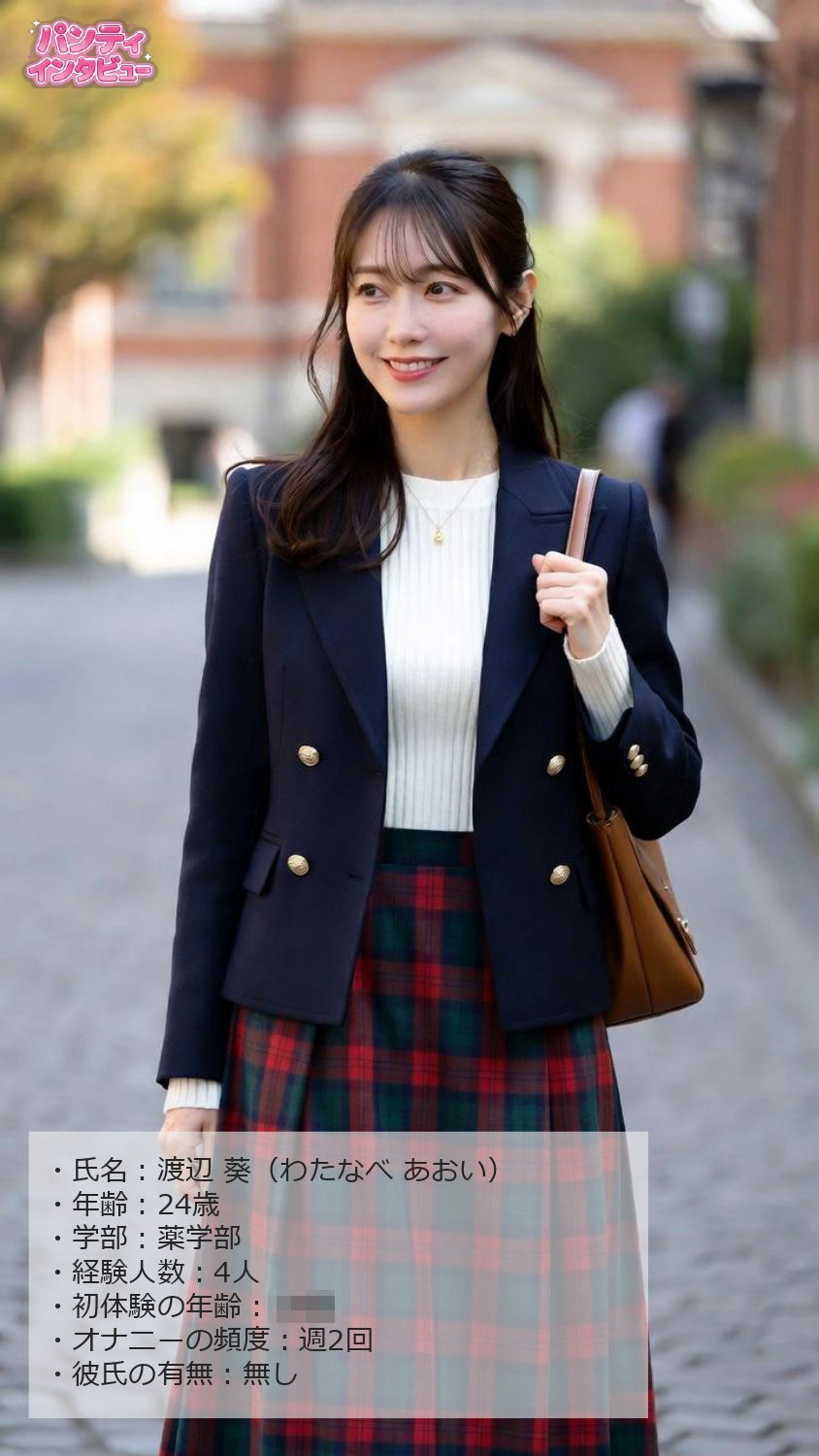 Panty Interview 〜キャンパスに潜む20人の女子大生、秘められた下着事情〜【圧倒的リアル・AI実写】 - サンプル画像 3