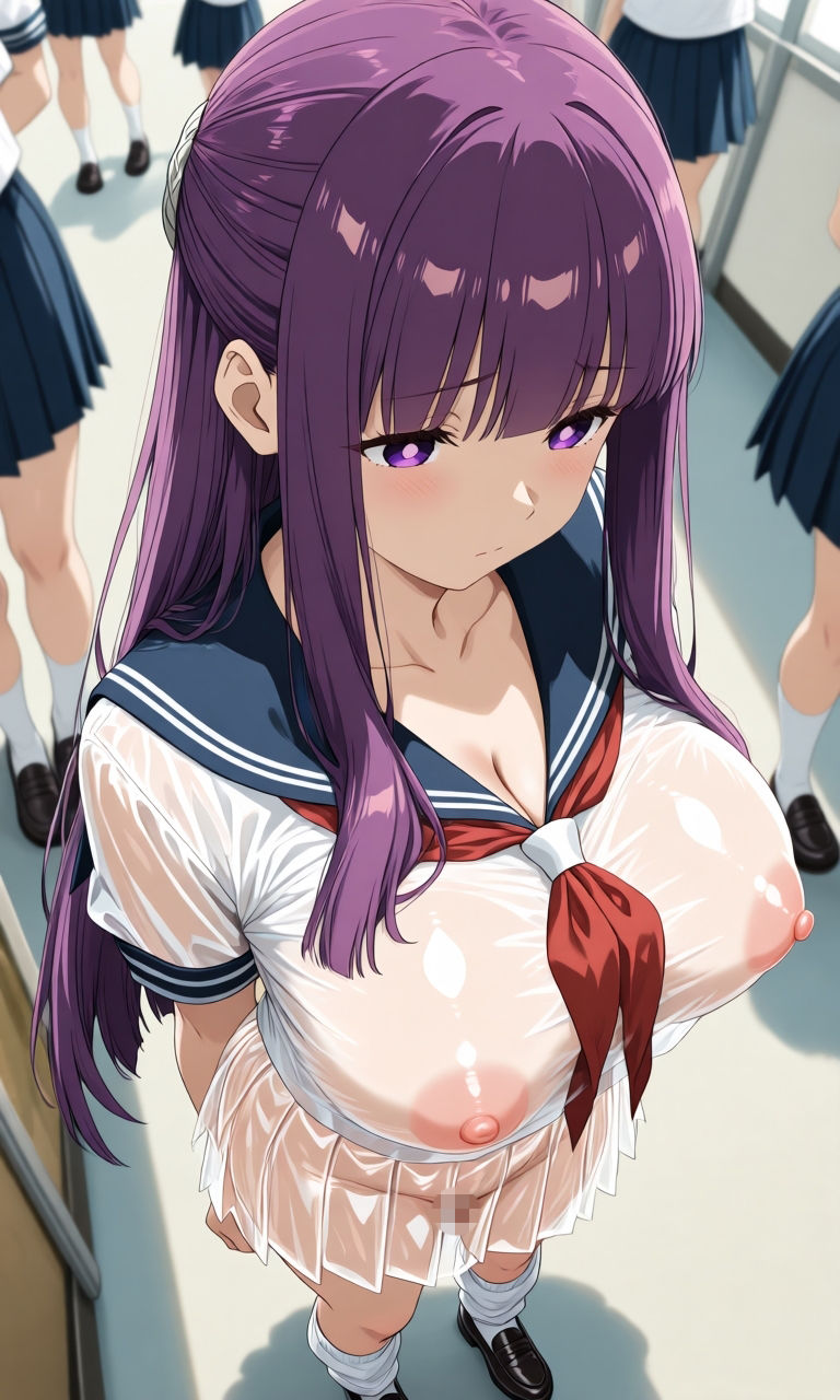 フ○ルン  スケスケセーラー服でHな日常 - サンプル画像 1