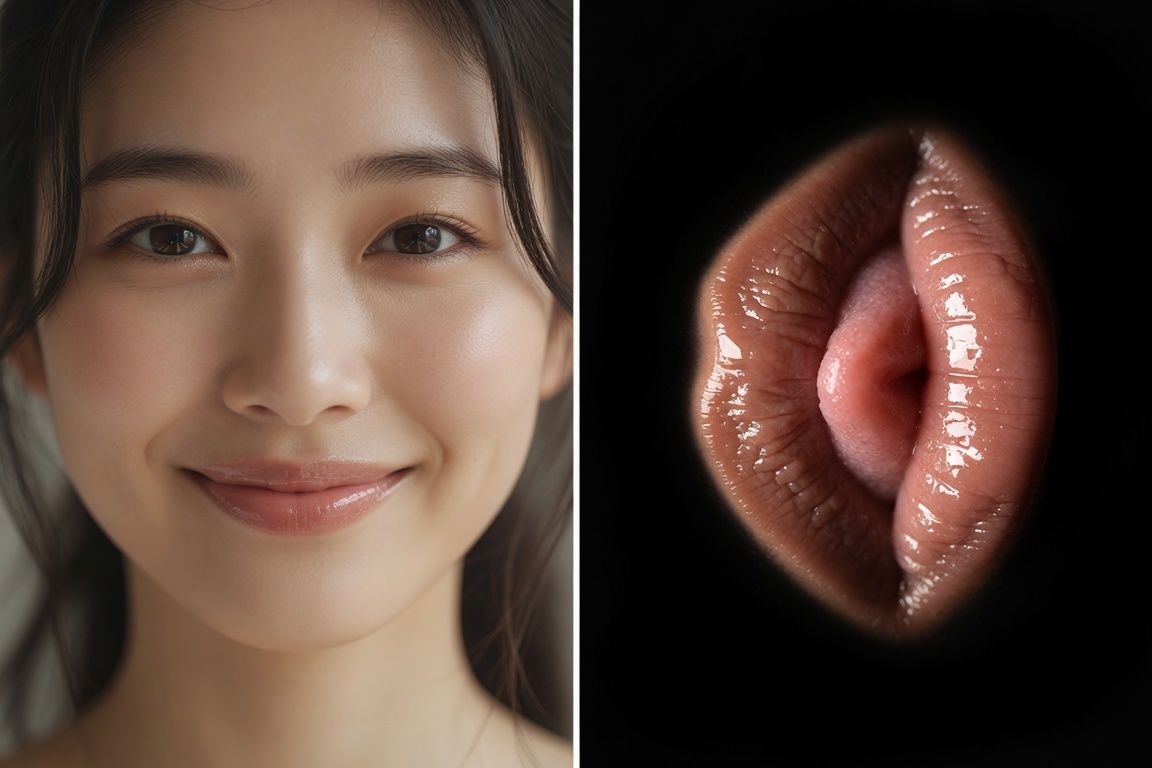 オマ〇コのような唇 画像集 - サンプル画像 2