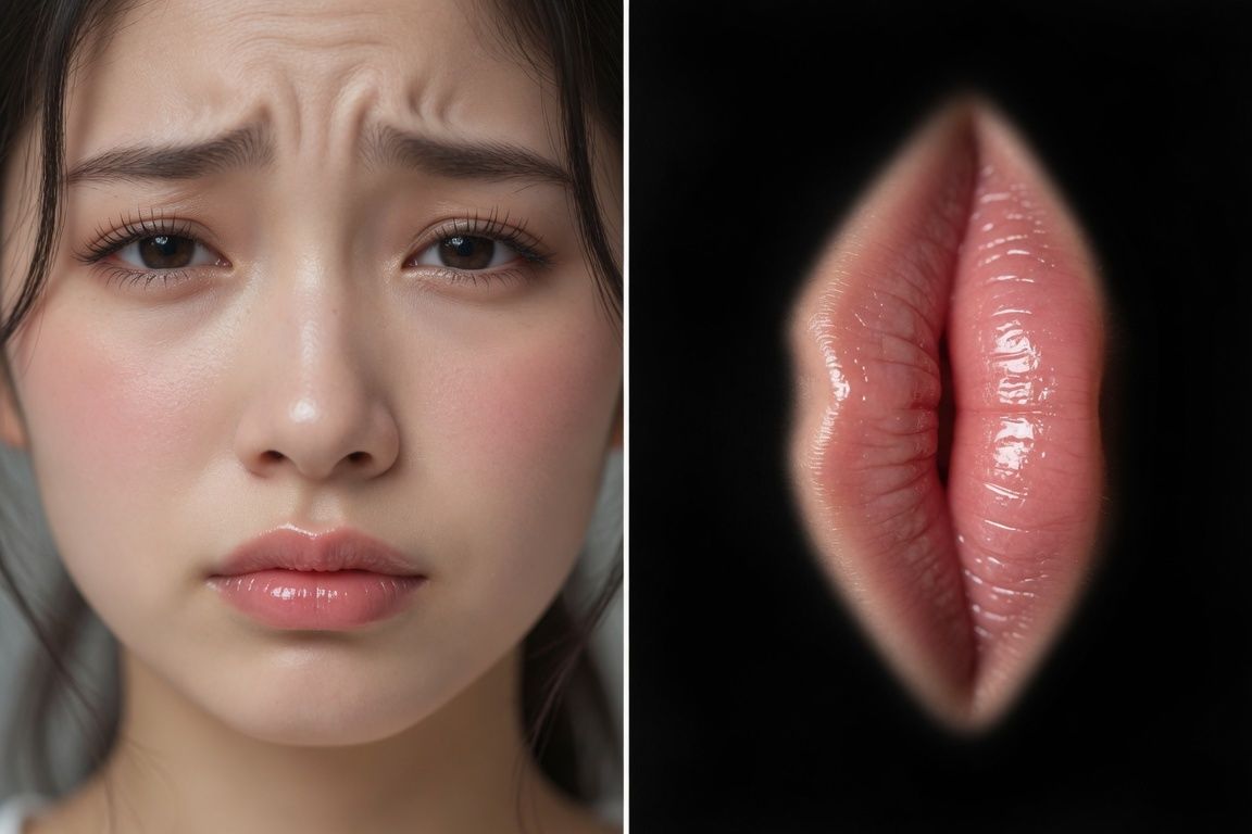 オマ〇コのような唇 画像集 - サンプル画像 3