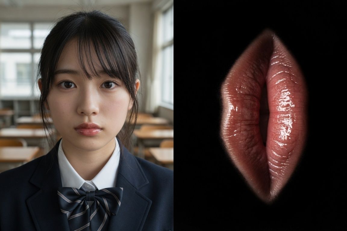 オマ〇コのような唇 画像集 - サンプル画像 4