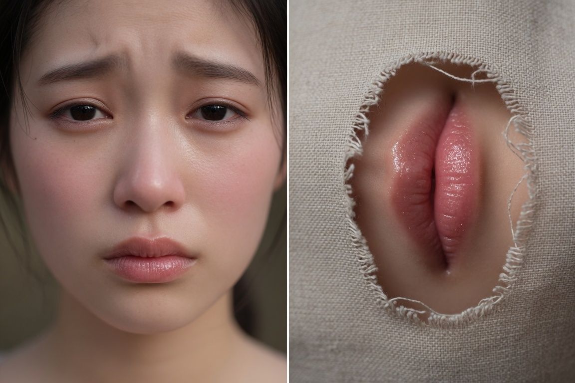 オマ〇コのような唇 画像集 - サンプル画像 8