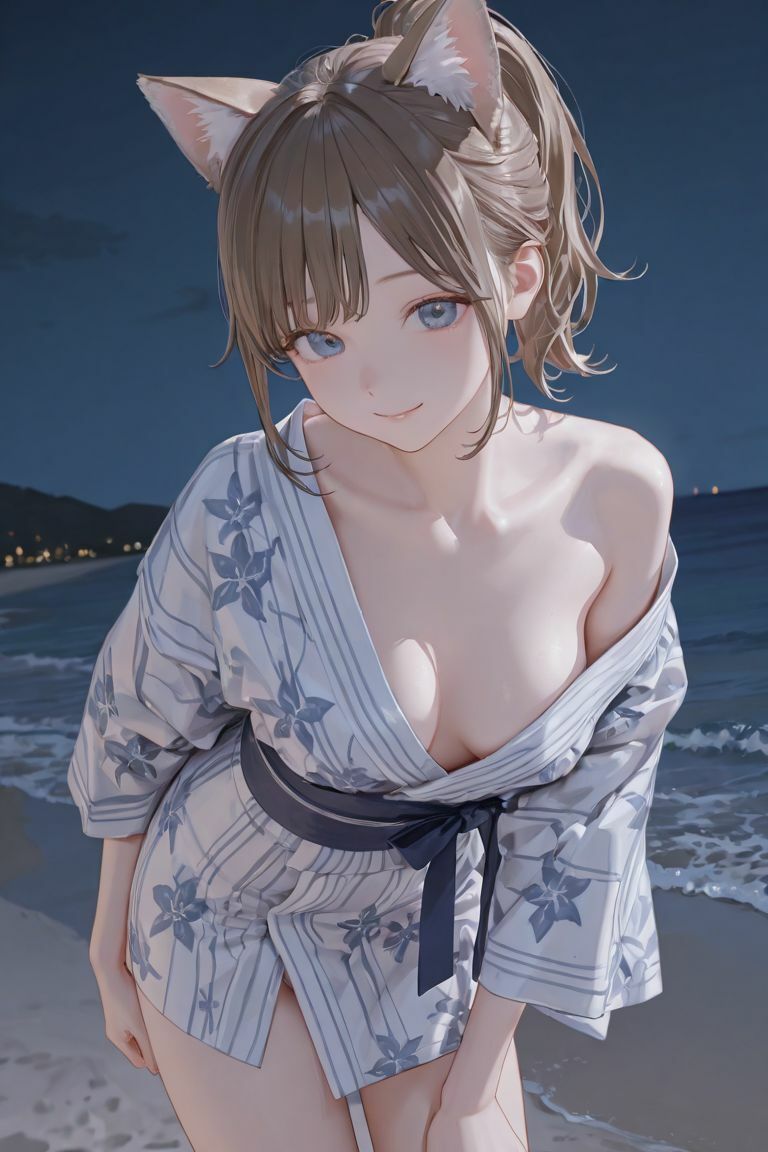 猫耳娘と夏の思い出 - サンプル画像 7