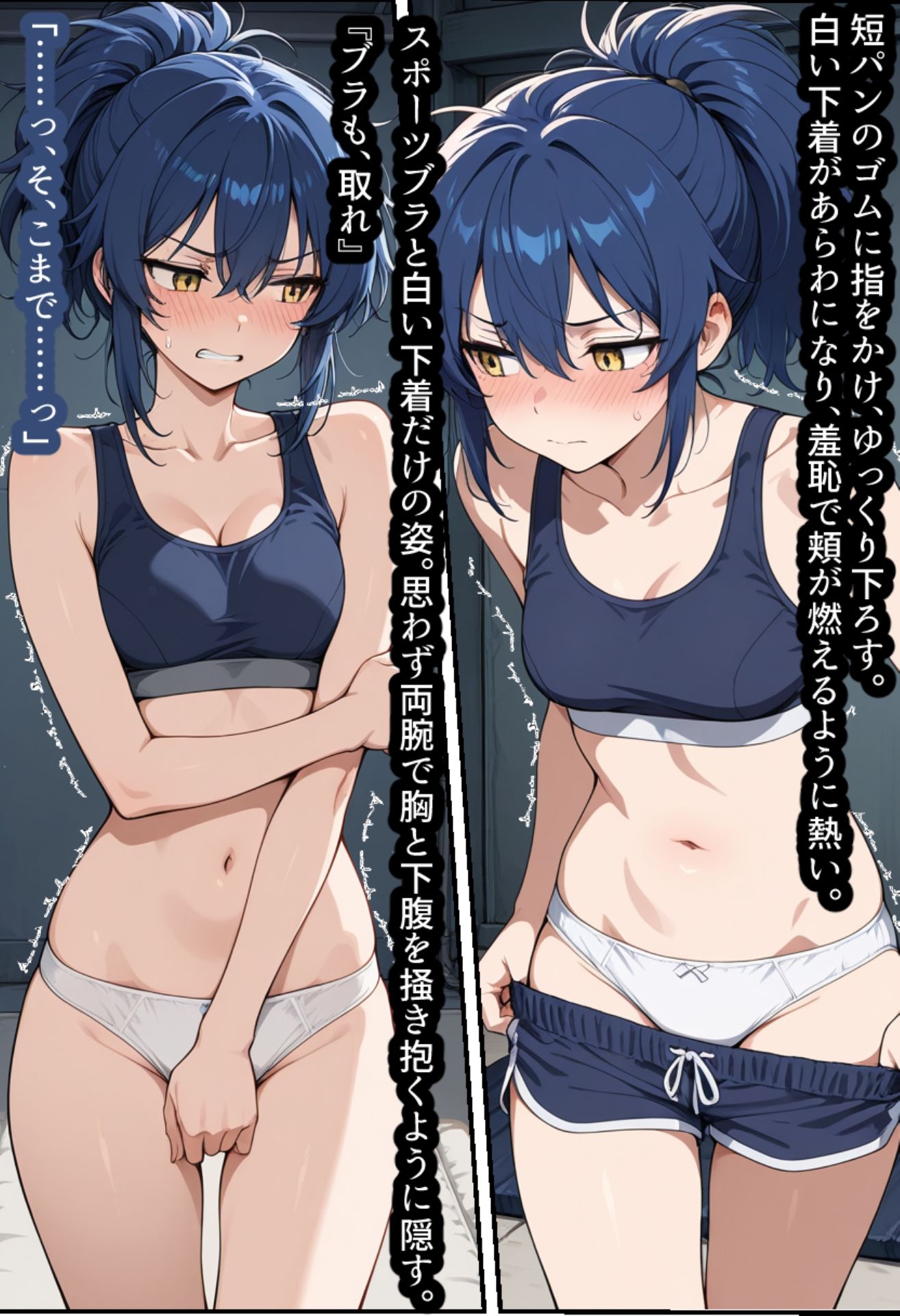 自信満々なスポーツ少女が勝負に負けていいなりになる話 - サンプル画像 3