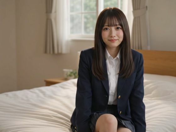 制服を着た年下のギャル系彼女との日常（実写系動画） - サンプル画像 1