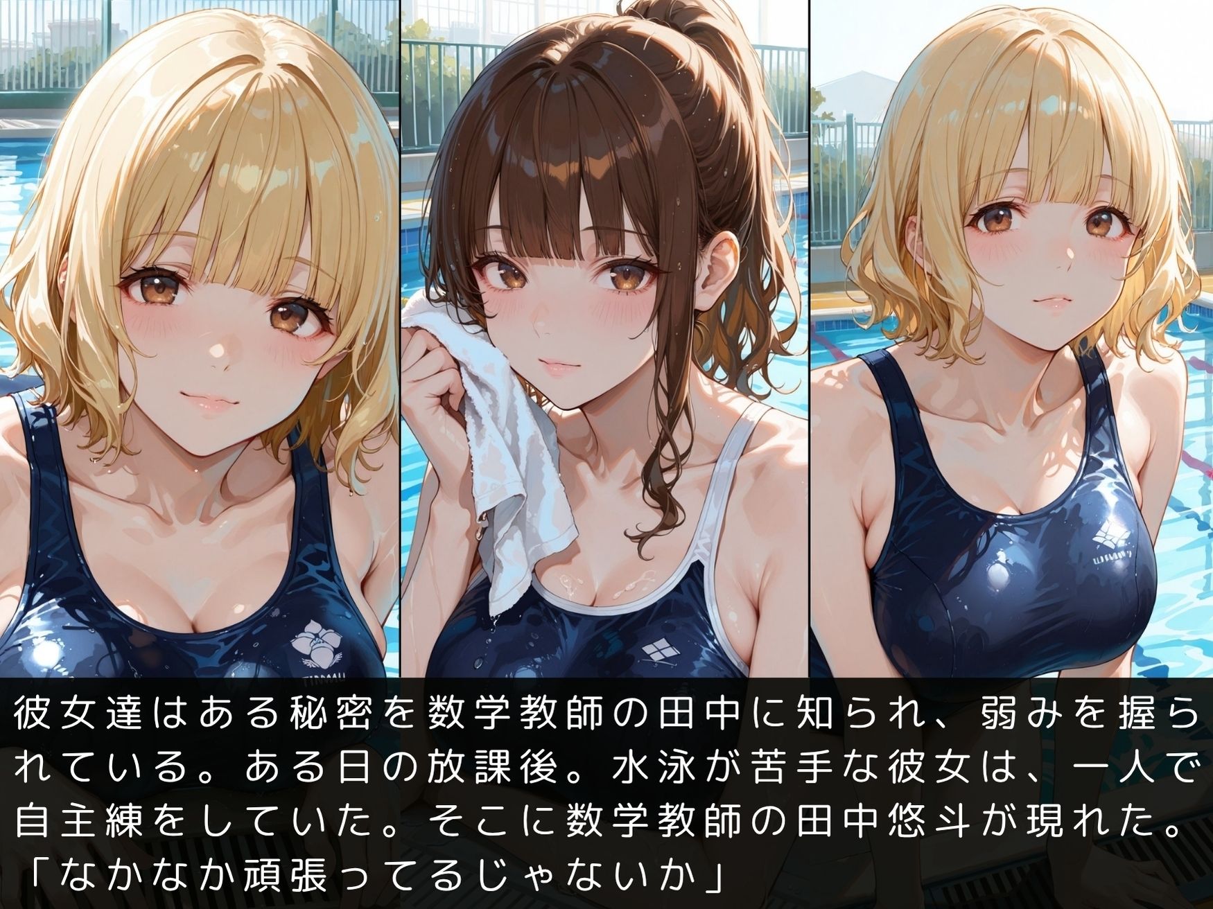 放課後の性指導〜禁断の記録〜プール編 Vol.2 - サンプル画像 4