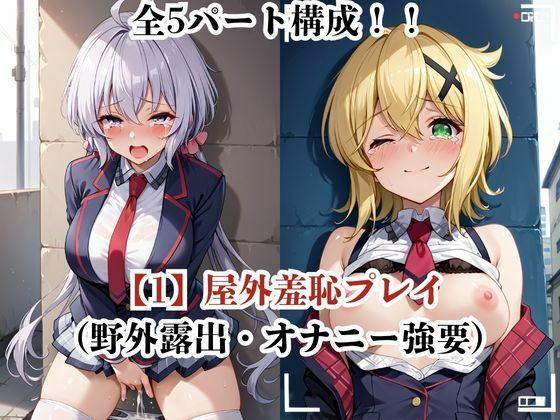 肉玩具認定証発行！！街の性処理係堕ち。―快楽と恥辱の記録―雪●クリス＆暁●歌編 - サンプル画像 3