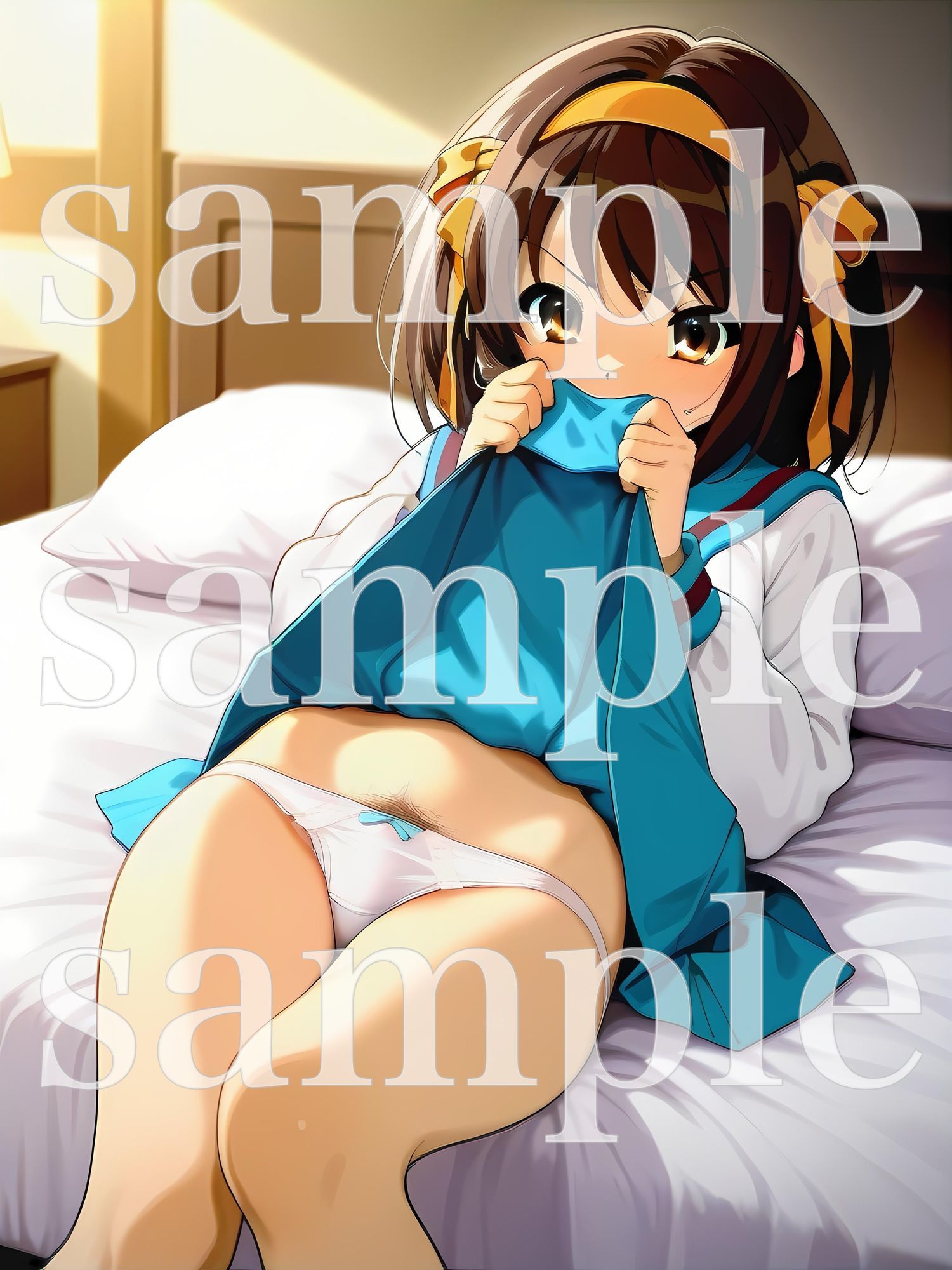 秘密のチラ見せアルバイト〜パンツを見せてもらったら陰毛まで見えちゃいました〜涼〇ハ〇ヒ編 - サンプル画像 3