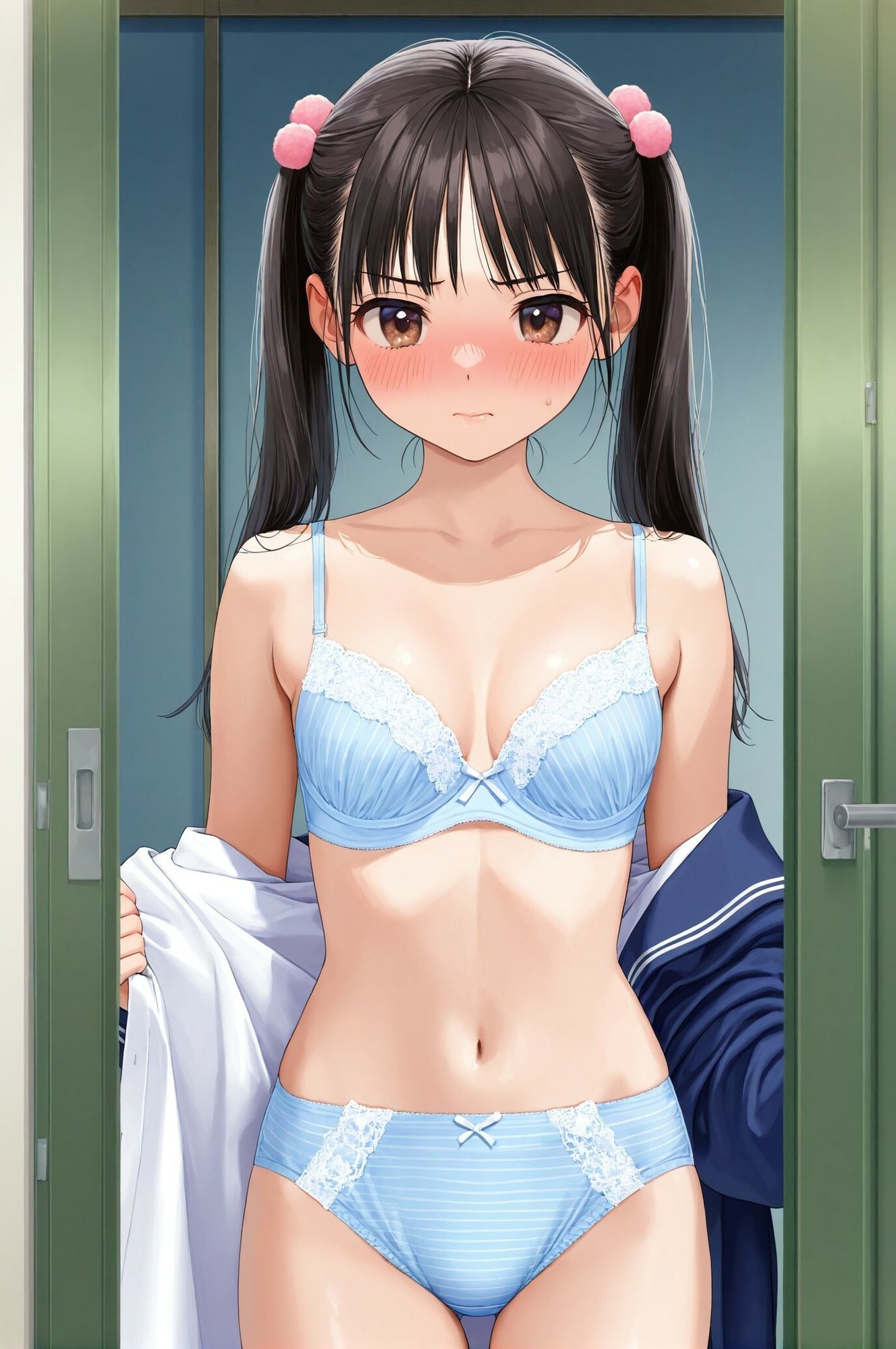 潜入女子更衣室  JK生着替え中 Vol.5 - サンプル画像 5