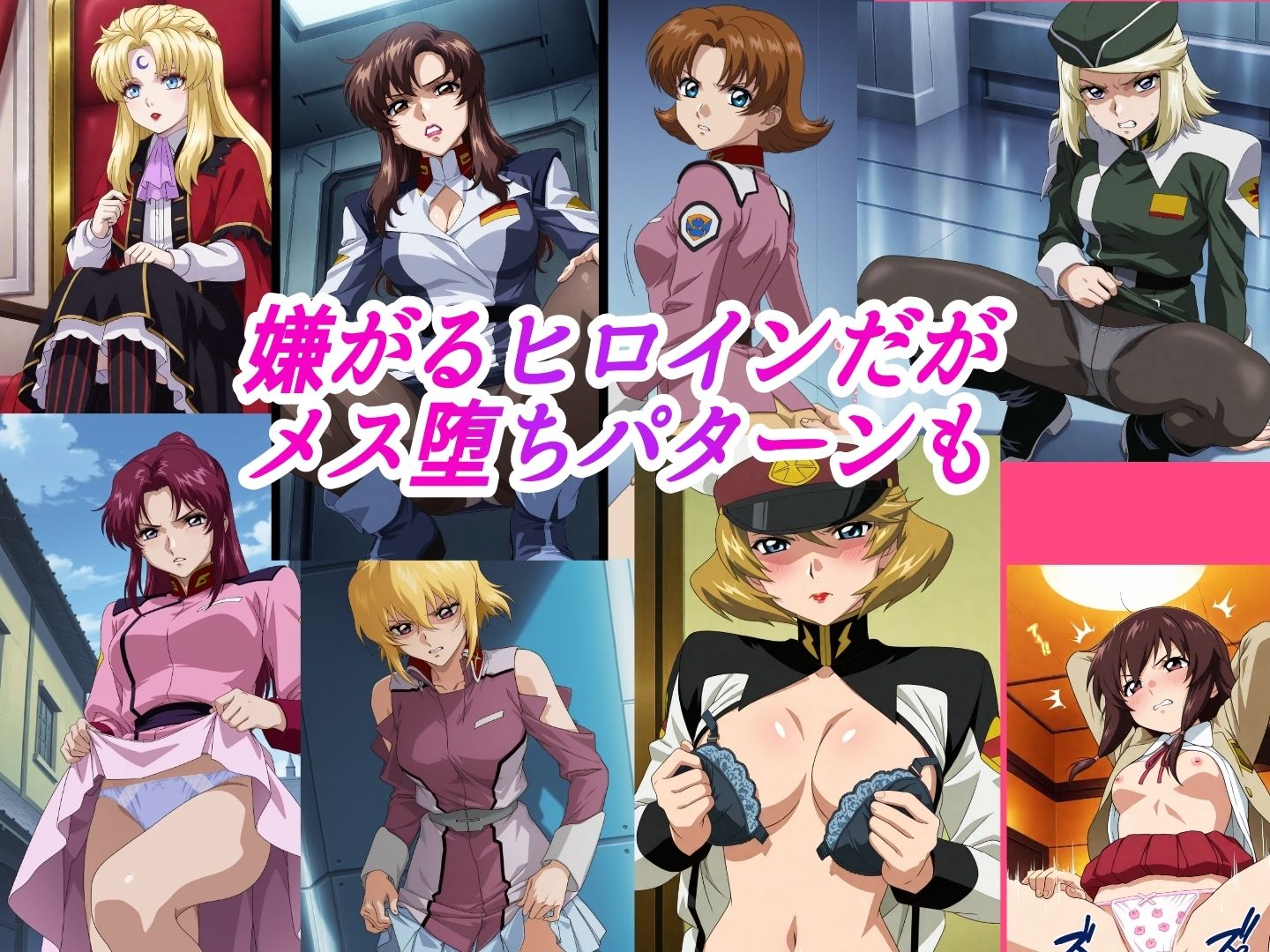 （ガン●ムSE●D）嫌な顔されながらおパンツ見せて中出しセックスで孕ませたい - サンプル画像 3