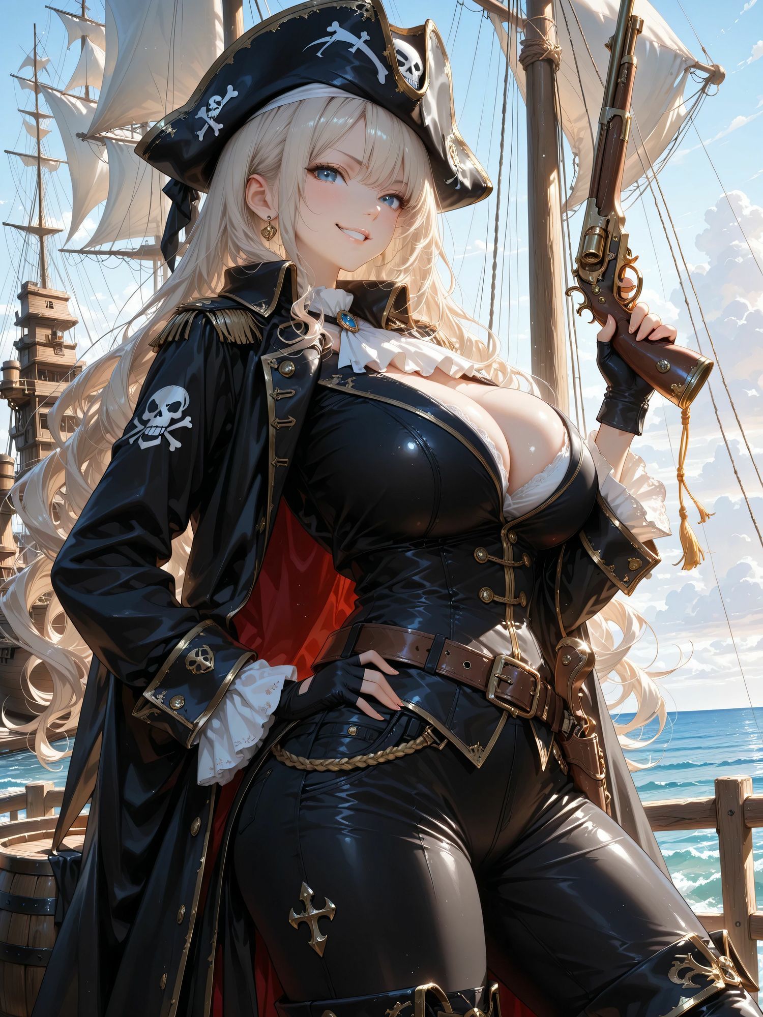 女海賊マーシャ  乳虐 - サンプル画像 1