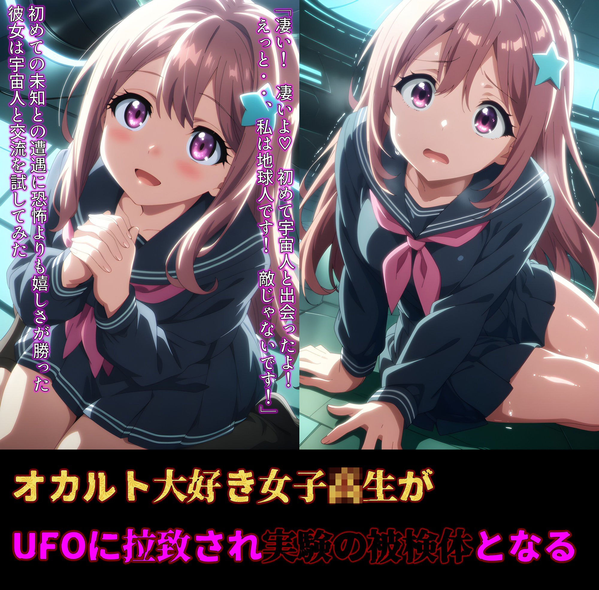 絶頂地獄のUFO拉致事件 --人体実験でエイリアンの苗床となる女子校生-- - サンプル画像 1