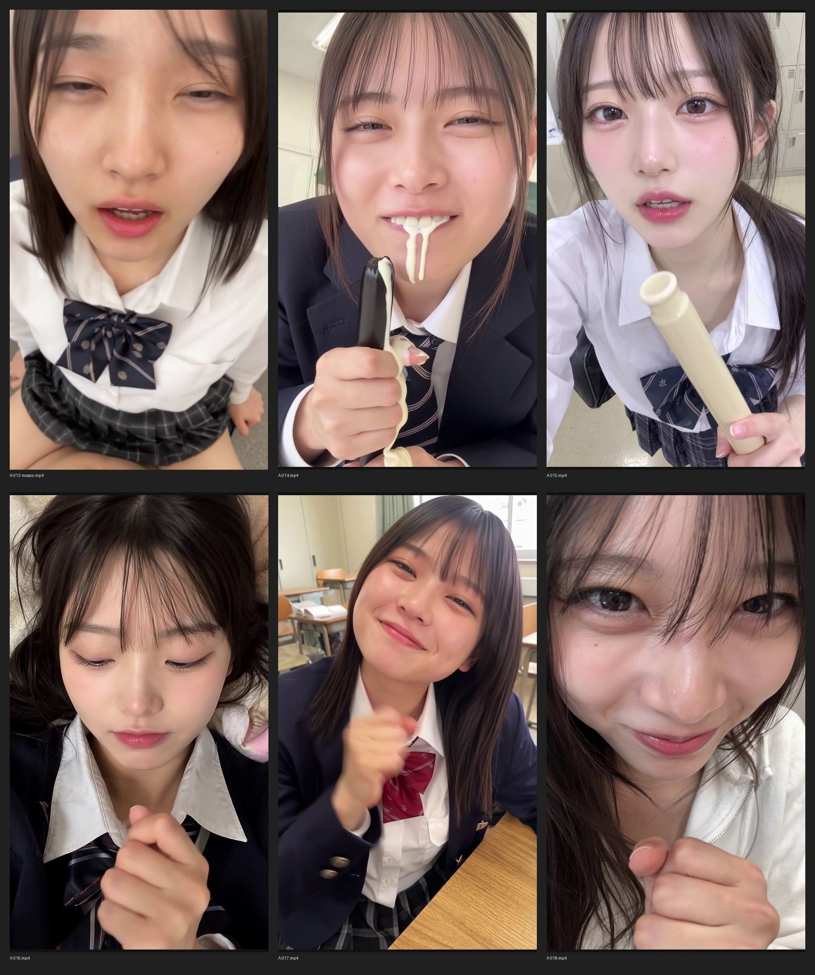 ［30秒］ 何といってもどうしても可愛いJ○にシコられたい！2  疑似手コキ・疑似フェラなど  各動画30秒以上. - サンプル画像 7
