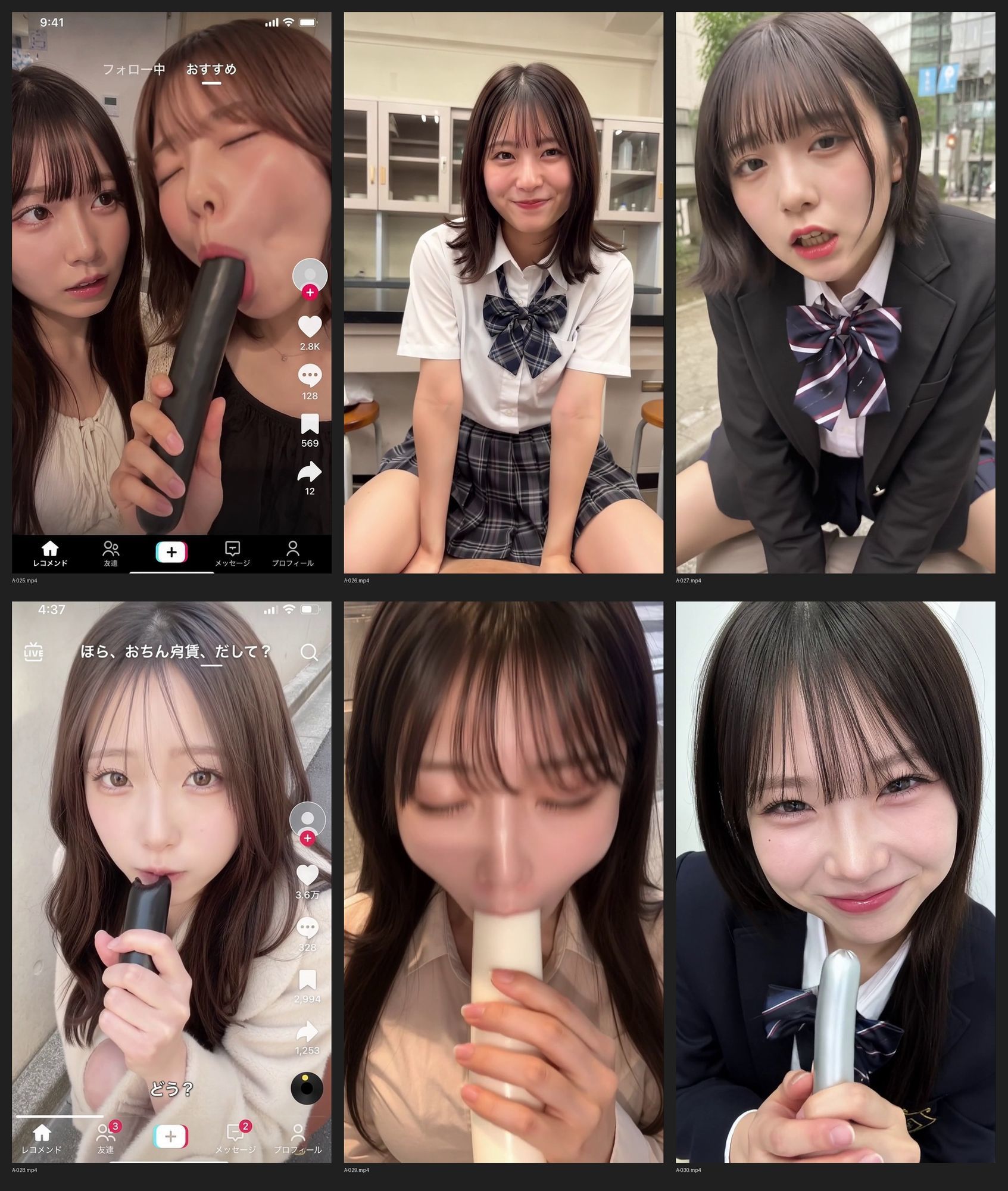 ［30秒］ 何といってもどうしても可愛いJ○にシコられたい！2  疑似手コキ・疑似フェラなど  各動画30秒以上. - サンプル画像 9
