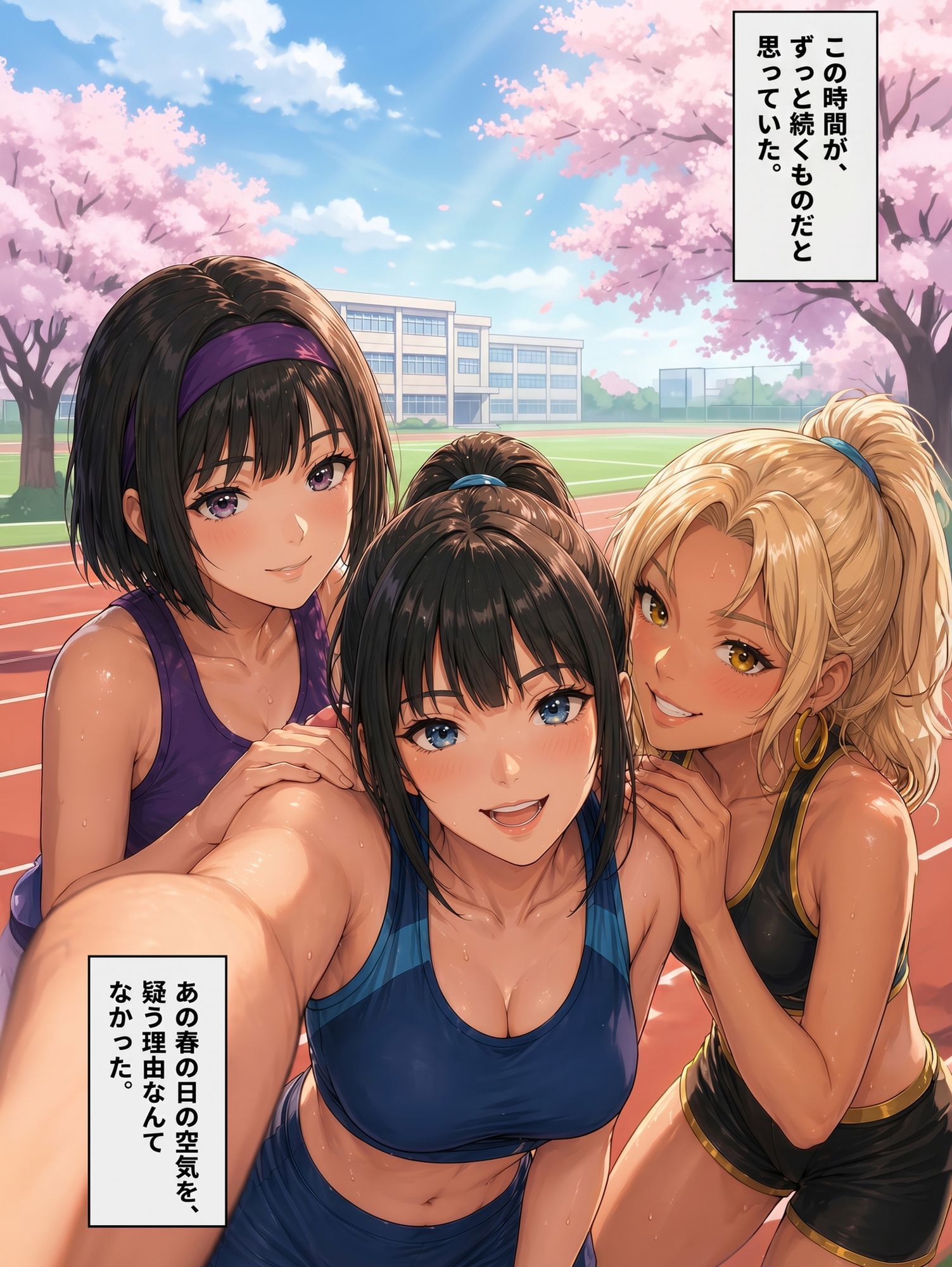 【陸上実妹3姉妹NTRシリーズ】 ハゲ山コーチの毒牙 Vol.1〜3セット - サンプル画像 2