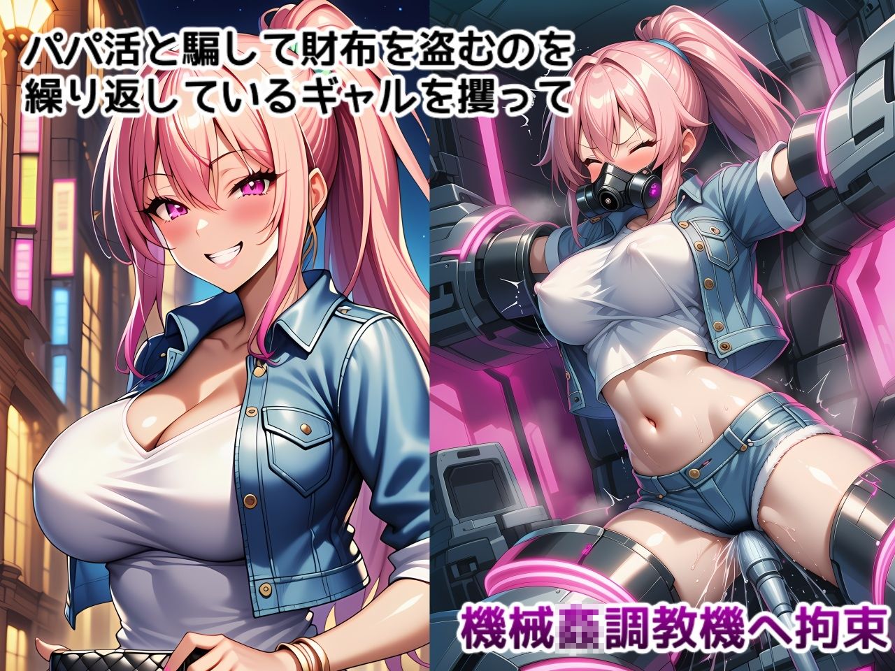イキ地獄絶対服従調教機vol.7〜パパ活詐欺ギャルを機械責め快楽拷問でワカラセて従順なイキ人形に屈服させる話 - サンプル画像 1